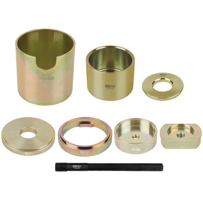 KS TOOLS Silentlagerverktyg-sats för BMW X5 bakaxel, 8-delars KS440.0250