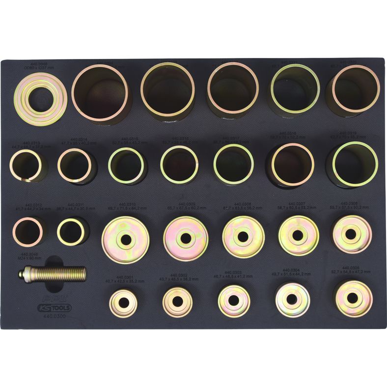 KS TOOLS Universell pressverktyg-sats, 26-delars