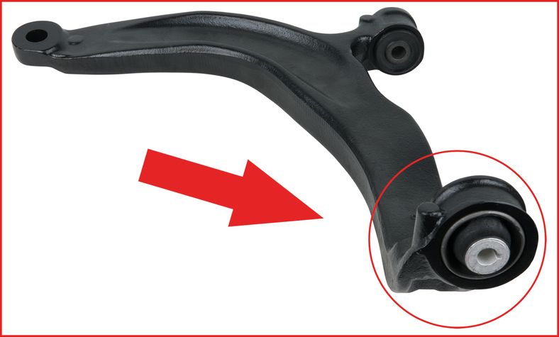 KS TOOLS Länkarmsbussningar-sats-sats, 5-delars, för Volkswagen T5 fram KS440.0415