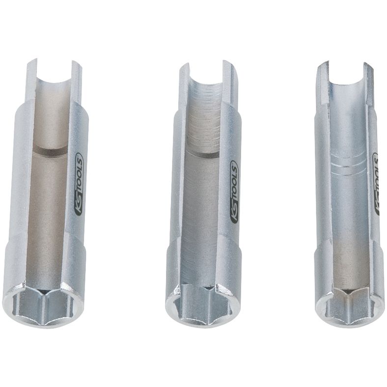 KS TOOLS Special-glödstift-jackmutter-sats, 3-delars