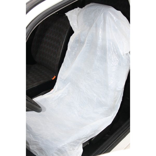 KS TOOLS Engångs-sätesskydd, vitt, 500 stycken