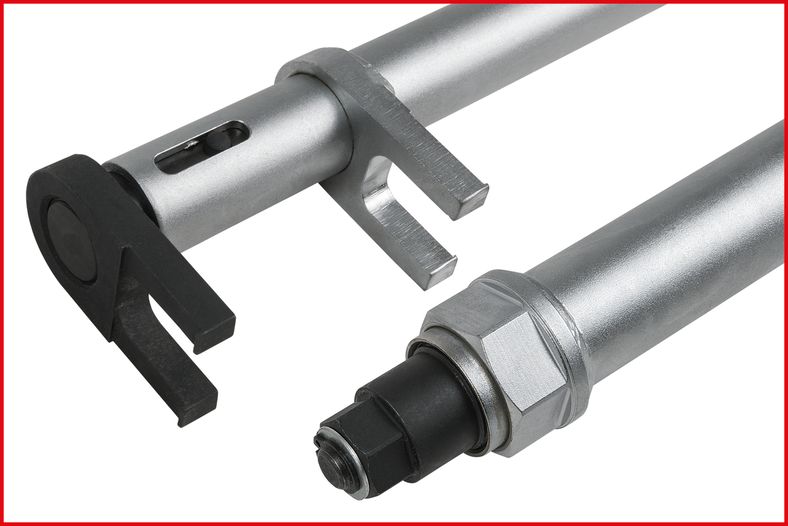 KS TOOLS Fjäderspännare för VAG-avgasstålklämmor, 790 mm
