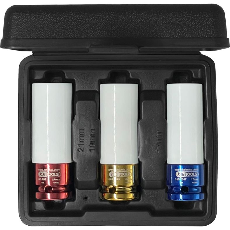 6-kants krafthylssats 1/2 KS TOOLS