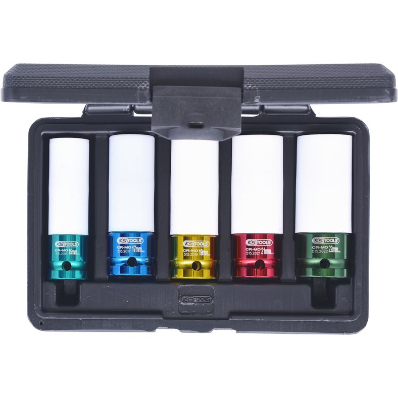 6-kants krafthylssats 1/2 KS TOOLS