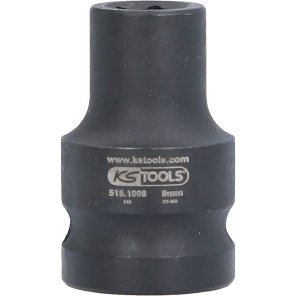 KS TOOLS 1/2" 6-kants krafthylsa 9mm