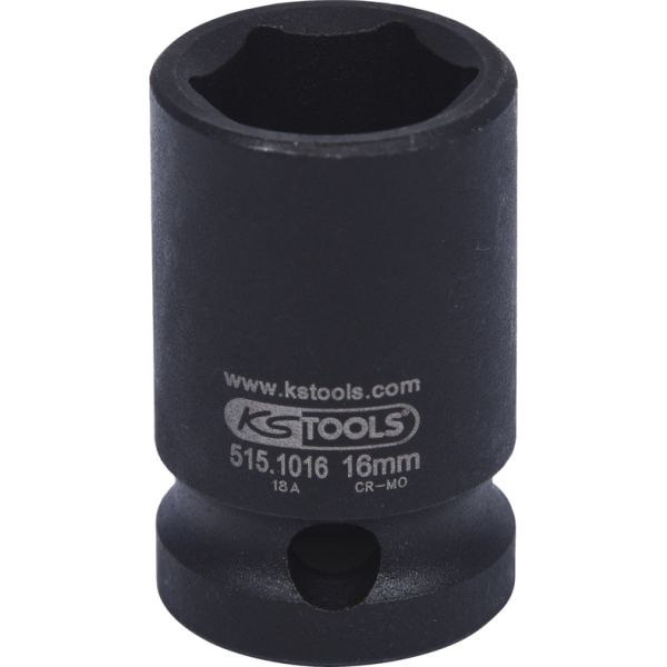 KS TOOLS 1/2" 6-kants krafthylsa 16mm