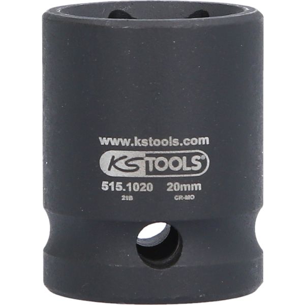 KS TOOLS 1/2" 6-kants krafthylsa 20mm