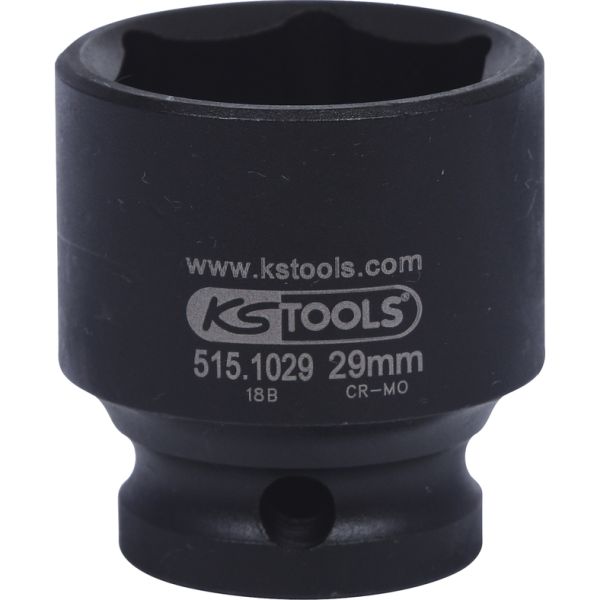 KS TOOLS 1/2" 6-kants krafthylsa 29mm