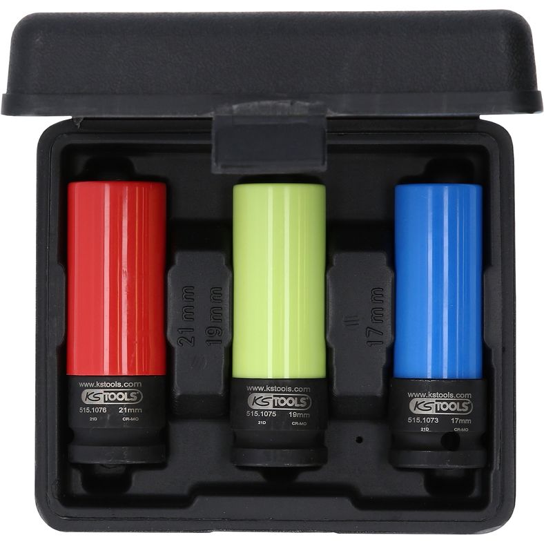 6-kants krafthylssats 1/2 KS TOOLS