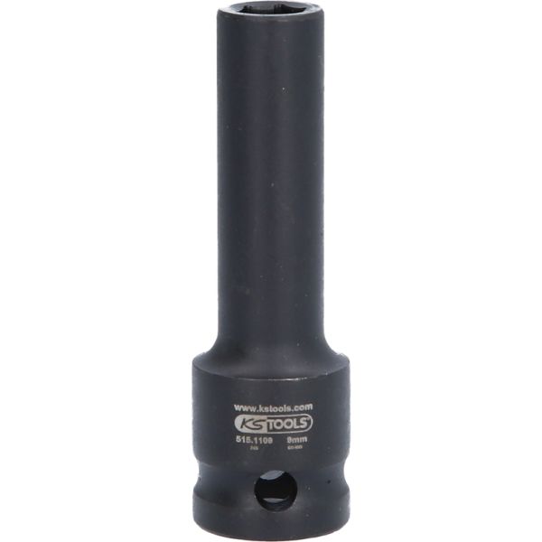 KS TOOLS 1/2" 6-kants krafthylsa Lång, 9mm