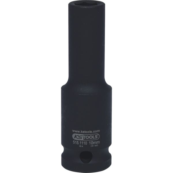 KS TOOLS 1/2" 6-kants krafthylsa Lång, 10mm