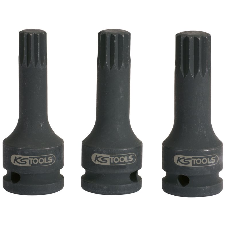 KS TOOLS 1/2” Kraft Bithylsa XZN, lång, M16