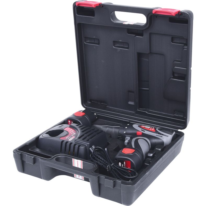 KS TOOLS Batteridriven bit-skruvmejsel 24Nm, 1/4'' 400 U/min 10,8V, med 2