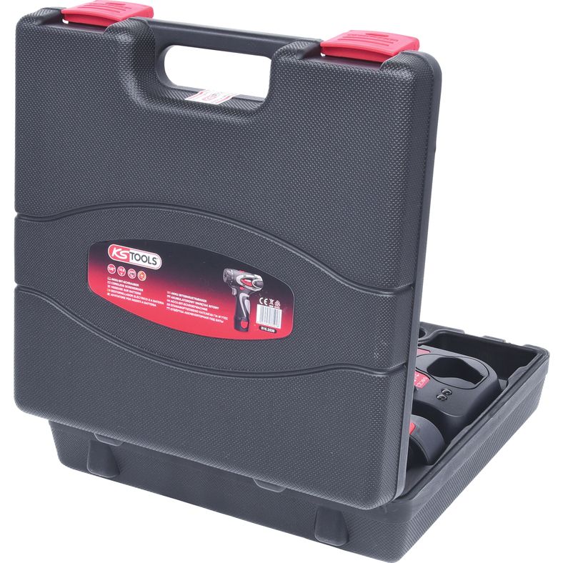 KS TOOLS Batteridriven bit-skruvmejsel 24Nm, 1/4'' 400 U/min 10,8V, med 2