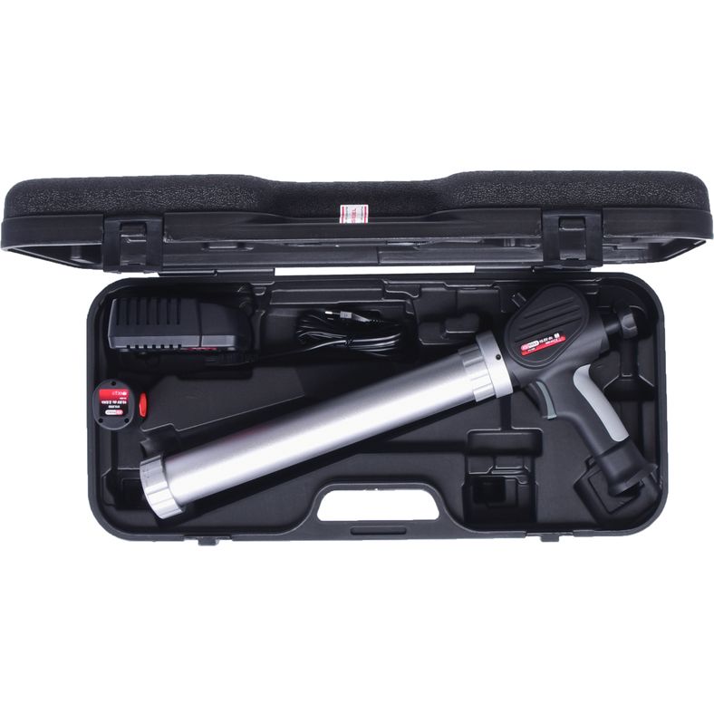 KS TOOLS Batteridriven limpistol Uppladdnigsbart batteri-kartusch-pistol 600 ml med 1 uppladdning