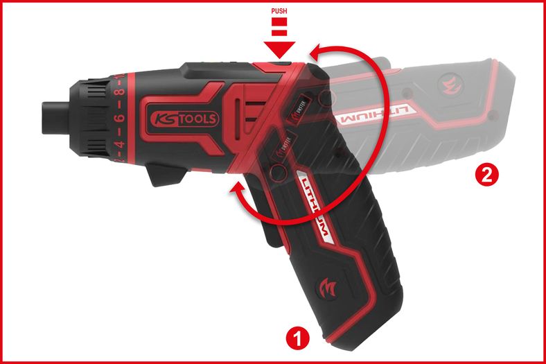 KS TOOLS SKRUVDRAGARE BATTERIDRIVEN 27-DELAR