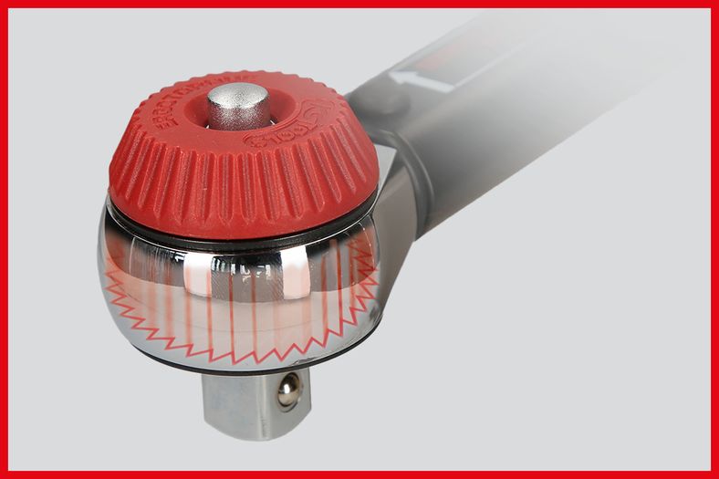 KS TOOLS 3/4" ERGOTORQUEprecision momentnyckel med spärr, vridknapp, 200-