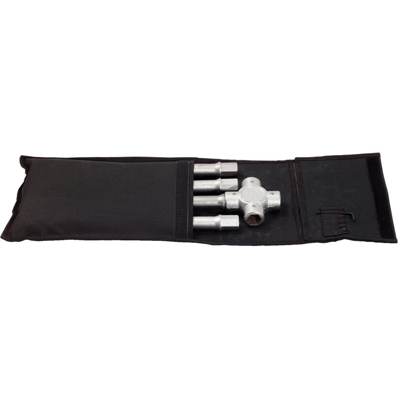 KS TOOLS Demonteringsbar hjulkorsnyckel, 3/4”x24x27x32mm