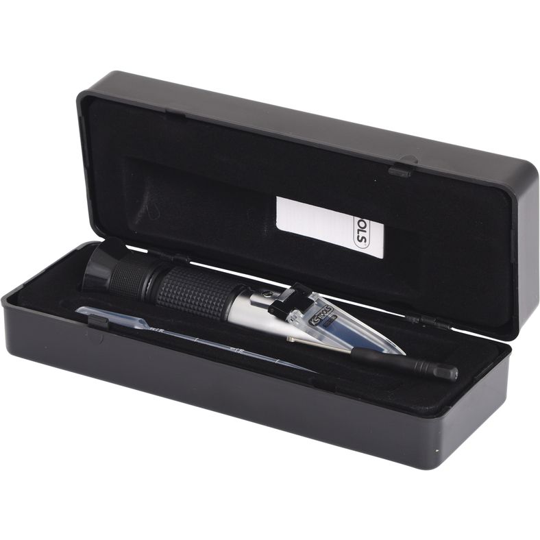 KS TOOLS refraktometer kylvätka/batterisyra