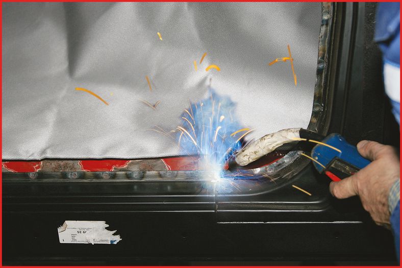 KS TOOLS Flamskyddsmattor 1500x2000mm