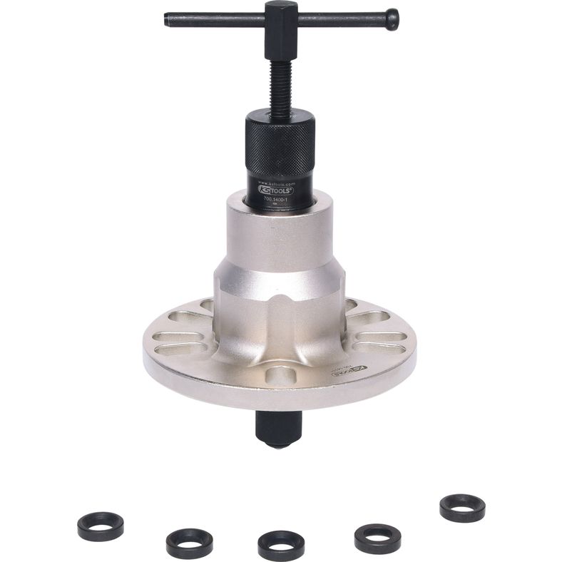 KS TOOLS Specialverktyg för att trycka ut länkaxeln eller dra av hjulnavet, massivt verktyg, tillverkat i ett stycke, Specialstål