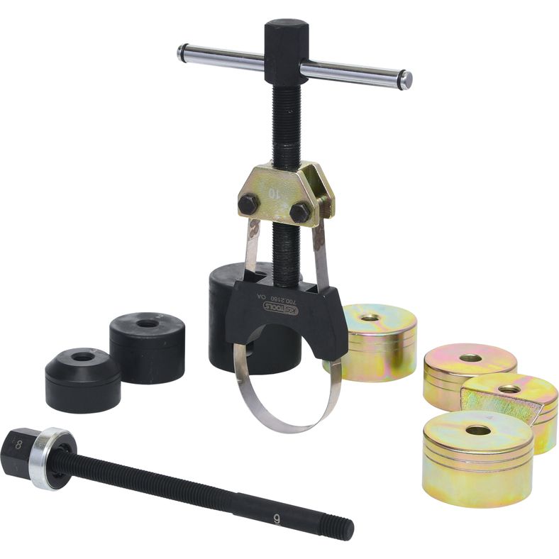 KS TOOLS Silentlagerverktyg-sats för BMW bakaxel, 10-delars