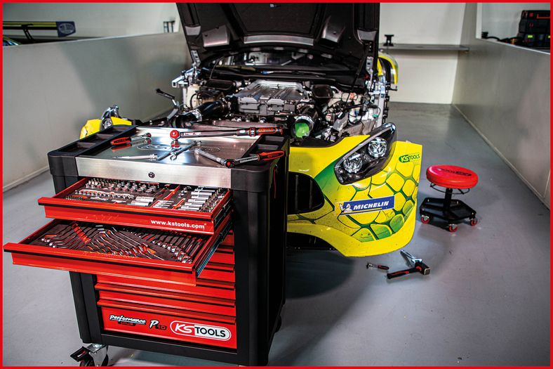 KS Tools Performanceplus P10 Verkstadsvagn – 241 Verktyg, 8 Lådor