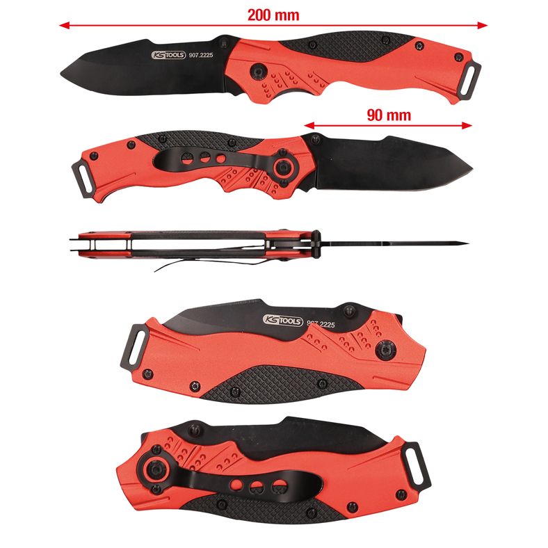 KS TOOLS Fällkniv med låsning