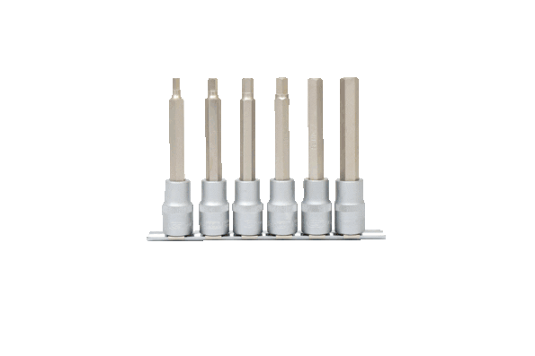 KS TOOLS hylssats-1/2" bit hylssats insex lång 6-delars