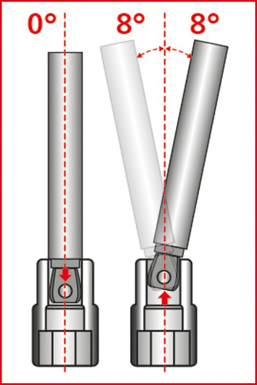 KS TOOLS 1/4" XXL Tippförlängning, 600mm