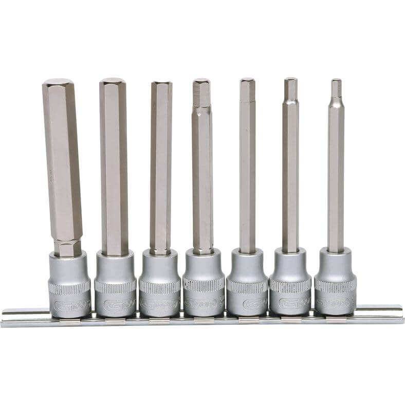 KS TOOL S 3/8" bit hylssats insex lång 7-delars KS911.1560
