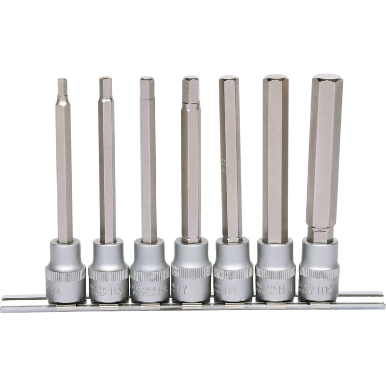KS TOOL S 3/8" bit hylssats insex lång 7-delars KS911.1560