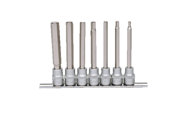 KS TOOL S 3/8" bit hylssats insex lång 7-delars KS911.1560