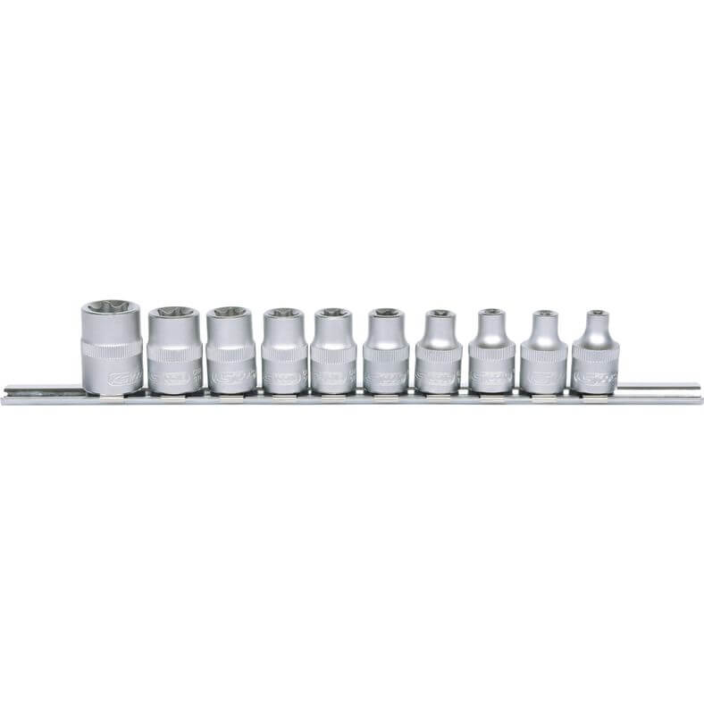 KS TOOLS 3/8" TX-E hylssats 10-delars.E5-E18. KS911.3930