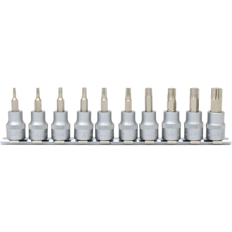 KS TOOLS 3/8" Torx bit-hylssats 10-delars T10-T55. KS911.3935