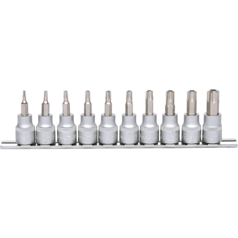KS TOOLS 3/8" bit-hylssats 10-delars TB10-TB55 med stjärnhål. KS911.3940