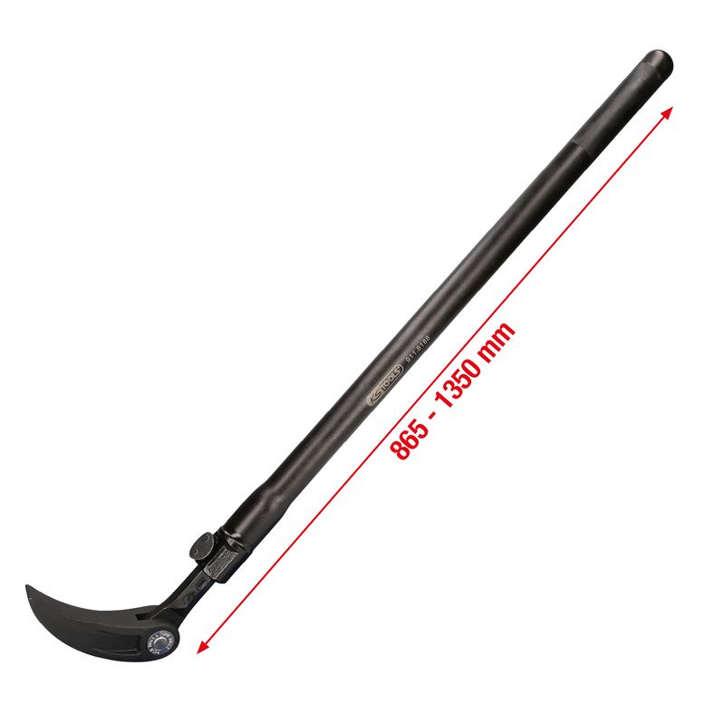 KS TOOLS Rullhuvud-teleskopspak, 865-1350 mm