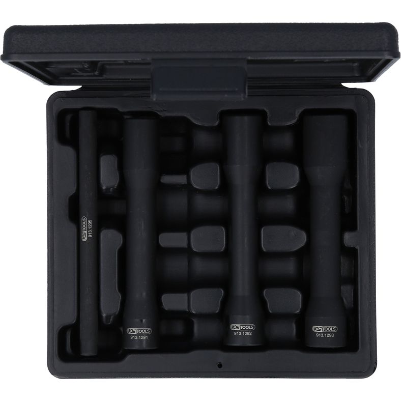 KS TOOLS specialverktyg 1/2" spiralprofil kraft hylssats, XL 4-delars, 17-21mm