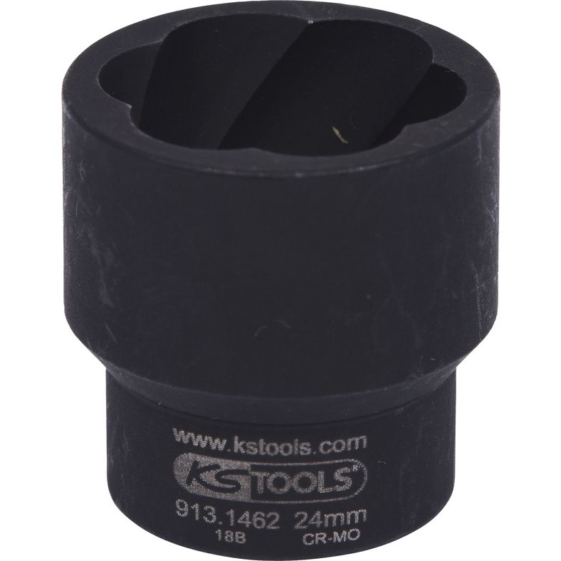 KS TOOLS 1/2" spiralprofil krafthylsa, 24mm