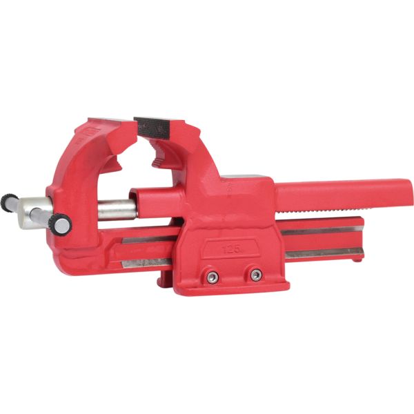 KS TOOLS Skruvstock utan rundtallrik, 125 mm