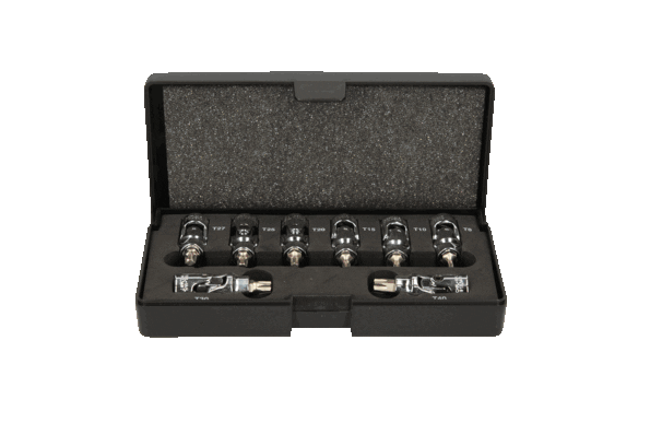 KS TOOLS 1/4" CHROMEplus bit-hylssats 8-delars T8-T40. KS917.1490