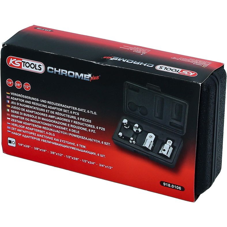 KS TOOLS Förstorings och reduceringsadaptersats