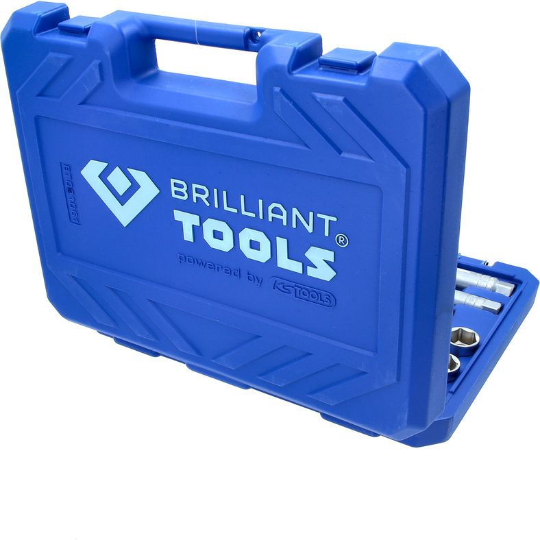Brilliant Tools 6-kantshylssats 3/8" – 61 delar