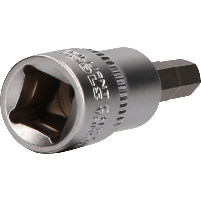 Brilliant Tools Sexkants-hylsa 3/8" insex-kant bit-hylsa, 6 mm BT021873