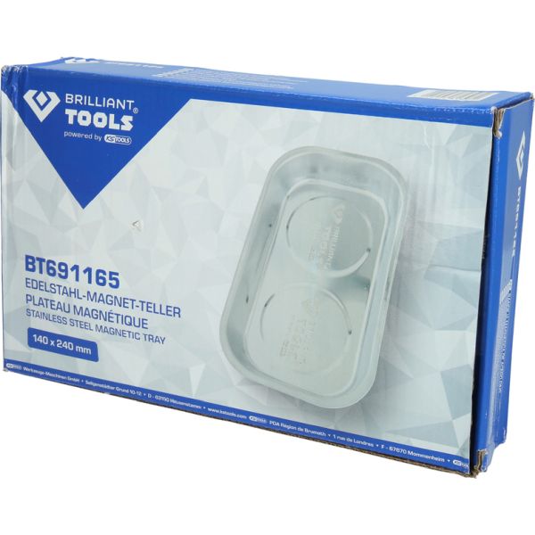 Brilliant Tools Magnetisk Skål 240×140 mm, för Verkstad
