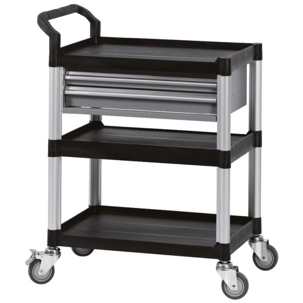 KS TOOLS verkstads-servicevagn med 2 lådor