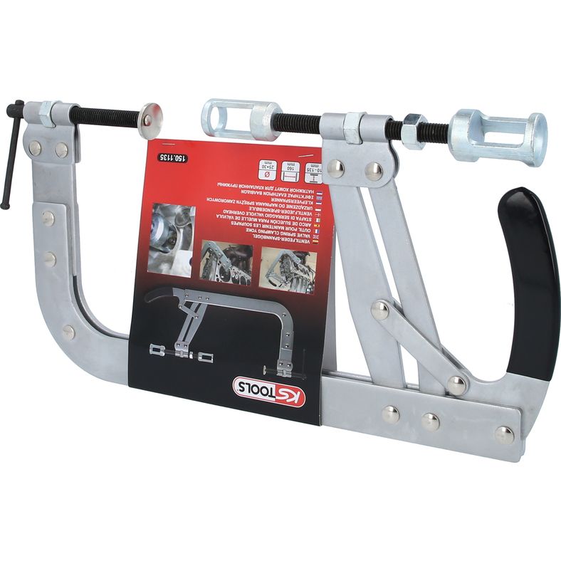 KS TOOLS ventilfjäder-spännbygel, 10 -135mm