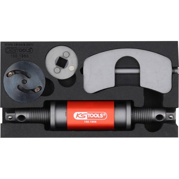 KS TOOLS Universell tryck- och vrid-anordnings-sats, 4-delars