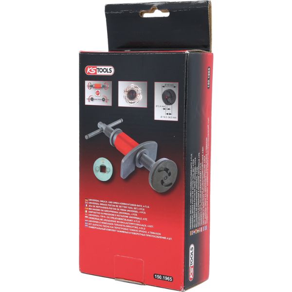 KS TOOLS Universell tryck- och vrid-anordnings-sats, 4-delars