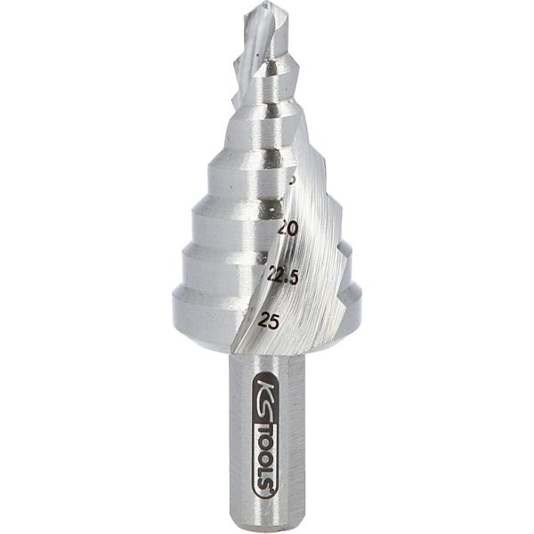 KS TOOLS HSS-stegborr ,Ø 6-25mm, 7 steg